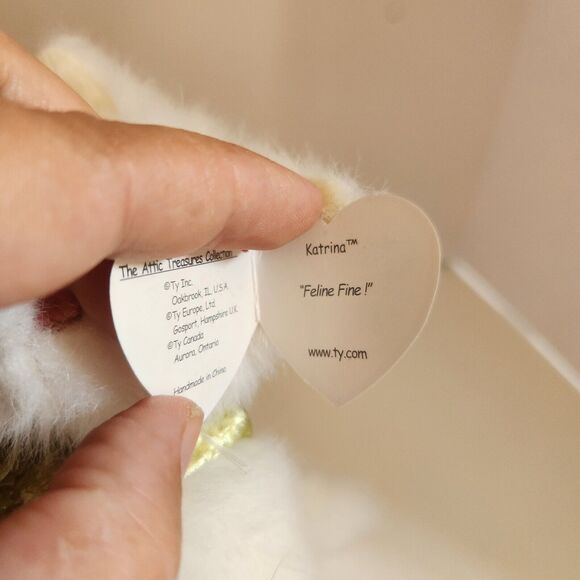 Ty Beanie Baby Babies - All 3 Katrina Bear Wisest Owl Squirrel Nuts - Picture 4 of 6